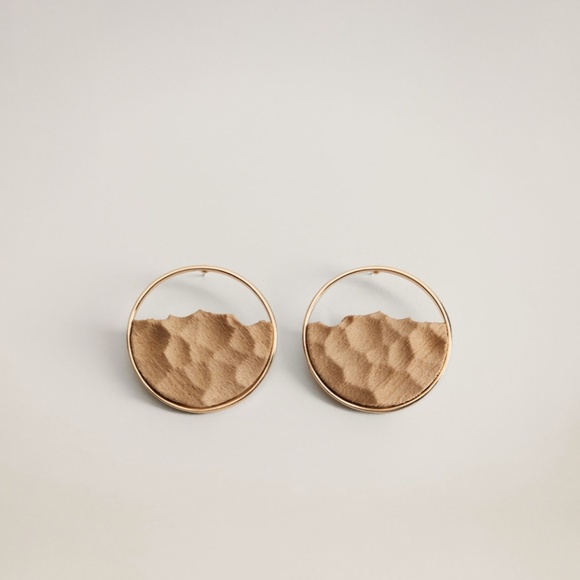 NWT Mango 3D Printed Earrings - Picture 2 of 4